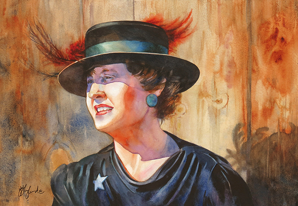 Watercolor Portrait Paintings - Jeanne Hyland, Artist & Instructor